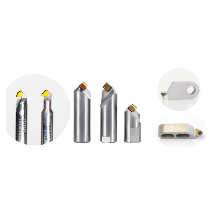 Natural Single Crystal Diamond MCD Chamfer Cutter Mirror Finish Chamfering for Precision Non Ferrous Machining
