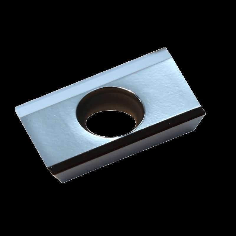 Aluminum Milling Inserts for Non Ferrous Metals Sharp Cutting Edge Polished Rake Face Anti Built Up Edge