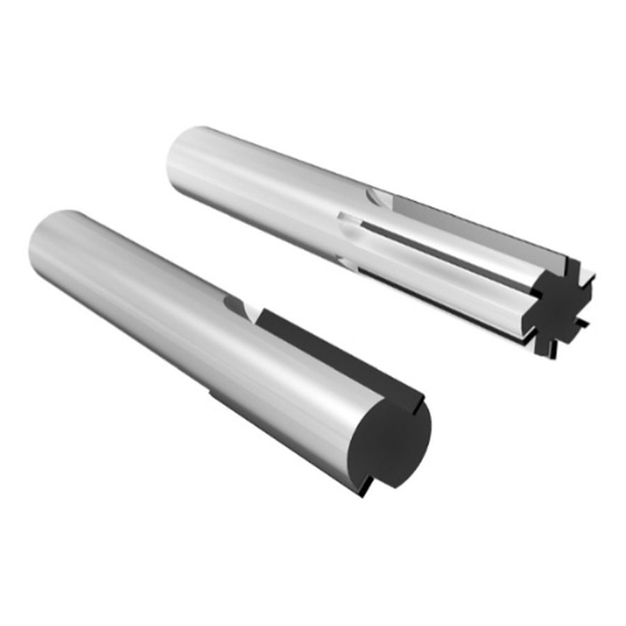 PCD Polycrystalline Diamond End Mill for Scroll Compressor High Wear Resistance Aluminum Silicon Alloy